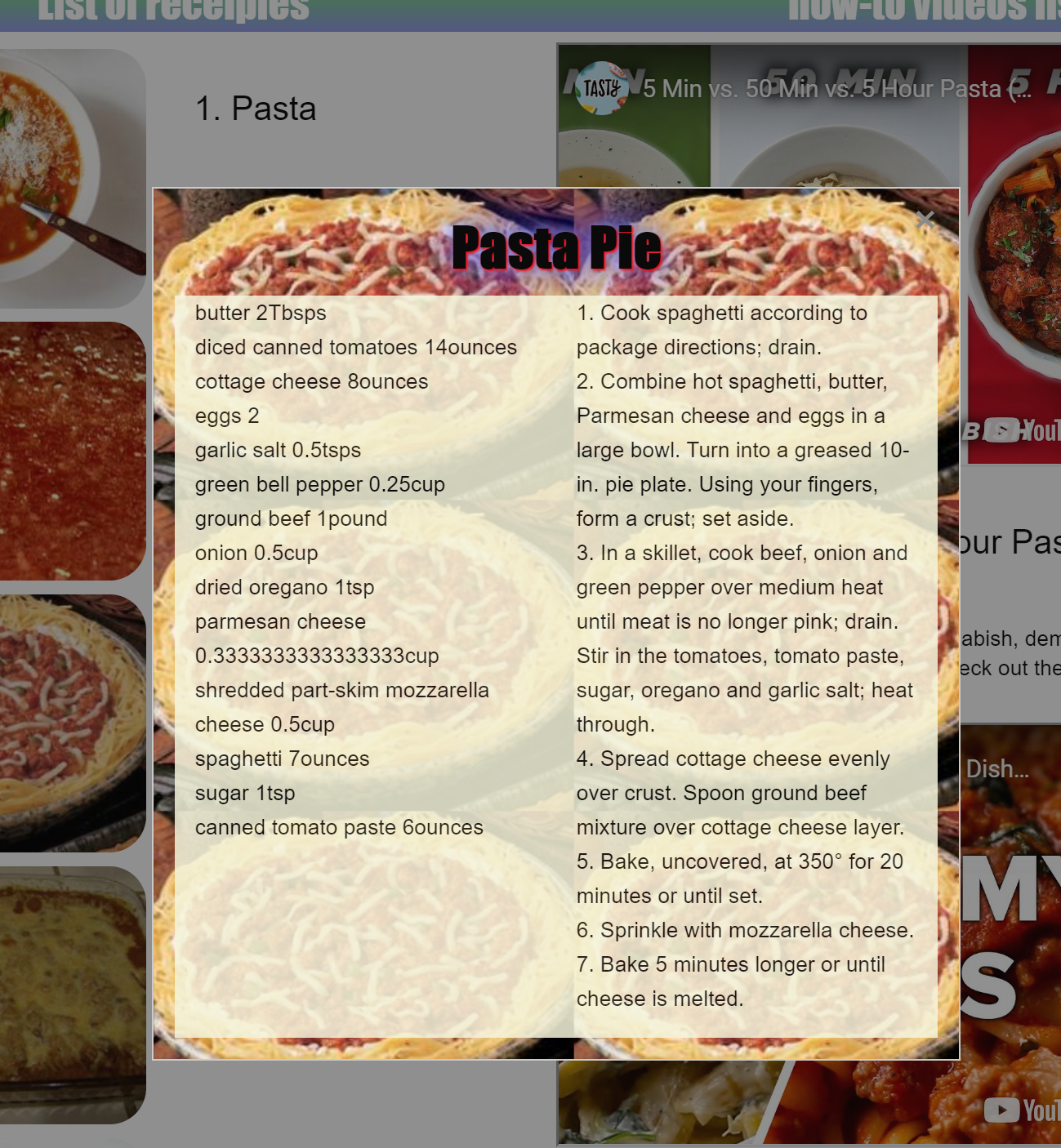 detailed look of the recipe