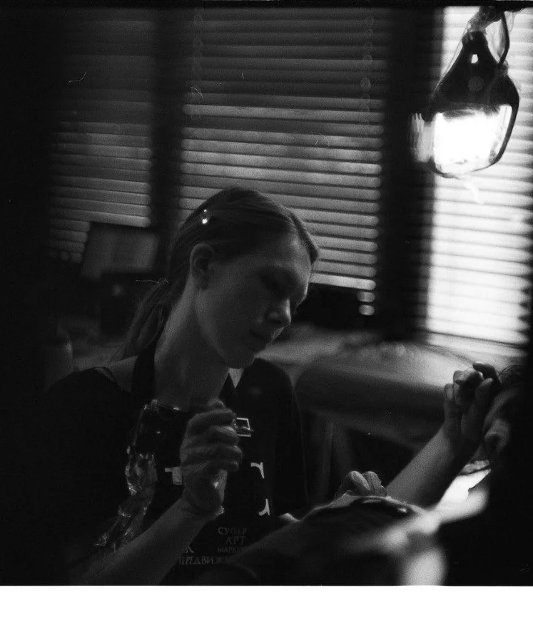 Maria at work